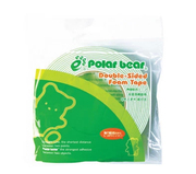 Polar Bear SP-011G băng xốp hai mặt 18mm * 5m Băng keo xốp Gấu cao su SP011 - Băng keo