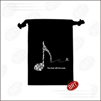 [Hongda Bag] Canvas Pen Bag Cocket Cark Card Card Music Music Heart Sui Music Series