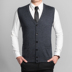 Trung niên và người đàn ông lớn tuổi của mùa xuân và mùa thu không tay áo len cổ chữ V len vest vest vai đan len vest cardigan vest triều Dệt kim Vest