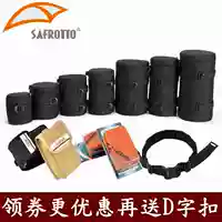 Safford SLR ống kính máy ảnh kỹ thuật số ống flash nhiếp ảnh chức năng vành đai vành đai gấp phụ kiện vải túi đựng máy ảnh film