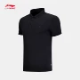 Li Ning áo ngắn tay polo nam bóng rổ mới thể thao quần áo thể thao đan áo - Áo polo thể thao áo polo levis