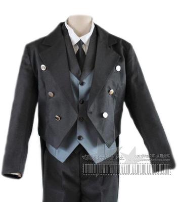 taobao agent 易猫 -Abient deacon cosplay Sebastian Michalis super dazzling Halloween clothing set