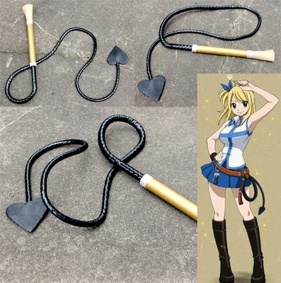 taobao agent Specialty Anime COS prop Fyssy's tail Luoxi original whip leather whip COS props