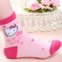 Trẻ em helloktyty Hello Kitty Hàn Quốc dễ thương mùa thu và mùa đông vớ cotton hoạt hình cô gái vớ tất điệu cho bé gái 