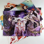 Toàn thời gian thạc sĩ 8 cái Leaf sửa chữa embossed poster Phim Hoạt Hình anime COS hình nền dán tường bức tranh tường