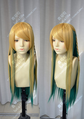 taobao agent ZYR Harakuma Street Shooting Maijin Covering Mo Blue -green Direct Model Harajuku Riyan Cosplay Wig