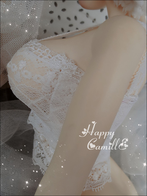 taobao agent BJD SD doll underwear 4 points and 3 points, big female lace flower elastic camisole (3 color)