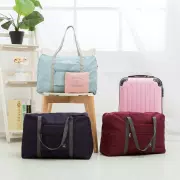 Túi lưu trữ lớn túi du lịch xách tay gấp túi duffel có thể được kéo thanh túi hành lý công suất lớn túi tote