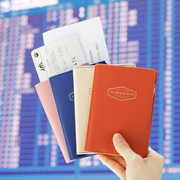 Thẻ hộ chiếu du lịch Hàn Quốc ICONIC Kẹp ID Đặt hộ chiếu dễ thương đa năng Hộ chiếu Túi hộ chiếu nữ