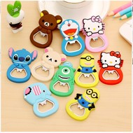 Phim hoạt hình silicone đa chức năng opener mở chai sáng tạo dễ thương dán tủ lạnh rượu bia khởi bia mở chai