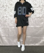 T-shirt nữ mùa hè phần dài ngắn tay Hàn Quốc Harajuku BF gió kích thước lớn lỏng sinh viên thể thao ny áo sơ mi quần áo bóng rổ nam