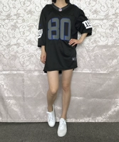 T-shirt nữ mùa hè phần dài ngắn tay Hàn Quốc Harajuku BF gió kích thước lớn lỏng sinh viên thể thao ny áo sơ mi quần áo bóng rổ nam quần chạy bộ nam lining