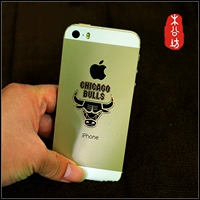 木公坊 Эмблема команды баскетбола NBA, Чикаго Bulls Laptop Pad Mobile Phone Metal Sticker