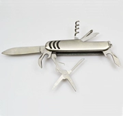 2109 đa chức năng quân đội Thụy Sĩ dao thép không gỉ gấp trái cây dao ngoài trời với một con dao có thể được in logo