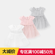 [Khu vực đặc biệt đầy đủ 100 trừ đi 50] quần áo trẻ em lưới váy mùa hè mới nữ kho báu trẻ em váy Y3531