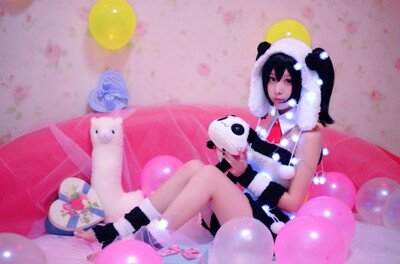 taobao agent 【COS COS COS】Love Live! Sagazi SR Card Panda Panda Playing Cos spot