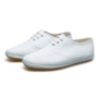 Người đàn ông da trắng giày phụ nữ đôi giày trẻ em giày vải giày trắng giày trắng giày trắng lưới giày võ thuật giày trắng làm việc giày giày sneaker chính hãng