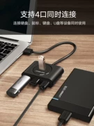 Máy tính xách tay phụ kiện ngoại vi usb splitter hub với sức mạnh để ăn gà hiện vật nhà đa chức năng