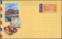 IF-YJ3 голландский пост Джейн Карта Цветочная деревянная туфли цветочный домик