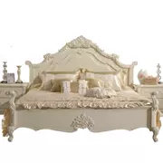 Châu âu giường sang trọng giường đôi vườn giường 1.8 m giường cưới thạc sĩ phòng ngủ giường công chúa lưu trữ đồ nội thất Pháp giường bạc