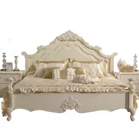 Châu âu giường sang trọng giường đôi vườn giường 1.8 m giường cưới thạc sĩ phòng ngủ giường công chúa lưu trữ đồ nội thất Pháp giường bạc giá giường tầng sắt