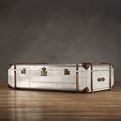 Новая американская сельская европейская в стиле промышленное авиационное алюминиевое алюминиевое алюминиевое алюминиевое кофейное столик Мебель вилла мебель вилла