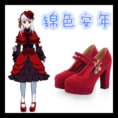 taobao agent COSPLAY named Anna Anna named Anna Wanian Annie red cos shoes lolita boots