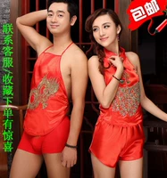 包邮 嘉 phim hoạt hình anime sequins để tránh ác người lớn sexy cổ đạo cụ funny vòng của nam giới tạp dề đỏ bộ đồ ngủ yếm thêu 