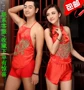 包邮 嘉 phim hoạt hình anime sequins để tránh ác người lớn sexy cổ đạo cụ funny vòng của nam giới tạp dề đỏ bộ đồ ngủ yếm thêu 