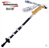 Robinson bốn gậy gậy gậy đi bộ khóa trekking cực carbon gậy kính thiên văn thiết bị du lịch ngoài trời - Gậy / gậy gậy đa năng