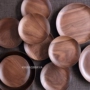 Kawashima Nhà Nhật Bản Đen Walnut Disc Đăng Tấm Tấm Trái Cây Sáng Tạo Tấm Tấm Gỗ Tráng Miệng Tấm Bộ Đồ Ăn GP-19 khay gỗ đẹp