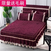 Phiên bản tiếng Hàn của phương pháp ấm áp nhung chăn ga gối đơn mảnh dày trải giường flannel trải giường nhung san hô