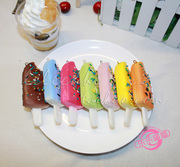 Mô phỏng thực phẩm thực phẩm mô hình popsicle popsicle kem tuyết mô hình tủ phòng hiển thị trẻ em chơi nhà đồ chơi