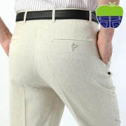 Phần mỏng chính hãng táo trung niên người đàn ông lanh quần cao eo thẳng lỏng thường nóng cha phù hợp với quần