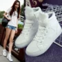 2018 mùa xuân và mùa thu hoang dã cao-top giày vải giày của phụ nữ phẳng giày thể thao sinh viên Hàn Quốc giày giày trắng giày the thao nữ đẹp 2021
