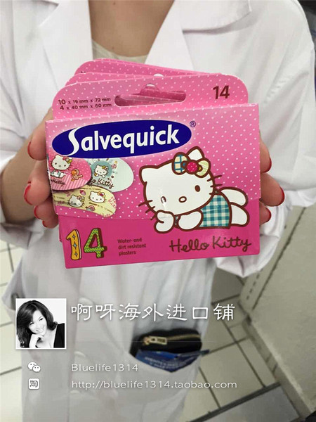Hello kitty, мультяшный маленький милый дышащий водонепроницаемый антибактериальный лейкопластырь, (в наличии на складе)