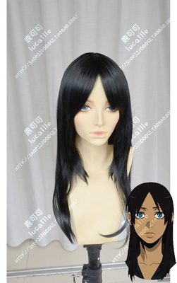 taobao agent Gangsta gangster Black Street Alice Benadit Black 60cmcos direct female cosplay wig