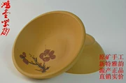 Zisha nồi cốc cát màu tím món quà trà Yixing đầy đủ làm bằng tay đặc biệt đích thực để gửi bìa cứng ly có World Cup