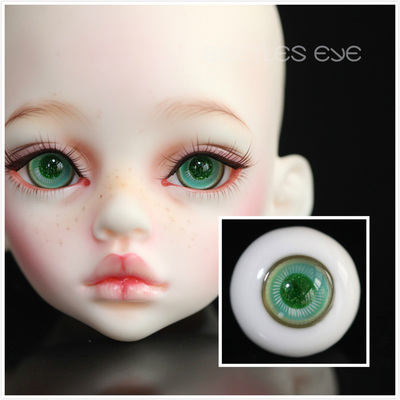 taobao agent [Beetles] BJD/SD handmade glass-eye beads mixed color series forest green color pupils C-03