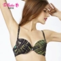 ToBarbe Rabbit Bark Ladies underwear Stripe 3 4 Front Buckle Sexy Gathered Bra TW5115 áo lót