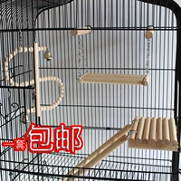 Ladder Swing Jumping Station Ring Xuan Tiger Peony Parrot Small Sun Monk Bird Cung cấp đồ chơi - Chim & Chăm sóc chim Supplies cám cho chim sáo ăn	