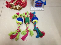 Домашние животные поставляют домашнюю игрушку с цветочным чистым чистым хлопковым хлопком -ток -шариковой собакой Mogo зуб чистые игрушки
