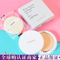 鱼儿 家 #Korea Genuine Laneige Lange Nước Nhạy Cảm Chồn Bột Bột Lõi Dưỡng Ẩm Che Khuyết Điểm Trắng Refill phấn phủ lameila