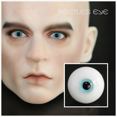 taobao agent [Beetles] BJD baby uses light blue, low -patterned low arc, small iris glass eyeballs always attack adults