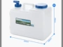 Thùng ngoài trời cầm tay an toàn và sức khỏe nước uống thùng nước ấm xe lưu trữ container xe nhựa PE xô - Thiết bị nước / Bình chứa nước téc nhựa