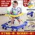 Baby Walker Anti-rollover Xe Đẩy 6 7-18 Tháng Seat Belt Âm Nhạc Chống Lật Baby Girl Child Girl Xe đẩy / Đi bộ