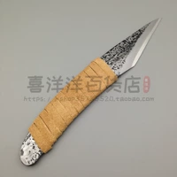 Композитный стальный фруктовый дерево привитый нож меч, горизонтальный нож, деревопросытый пробковый нож SK5 Стипенка стальная высота не маленький нож