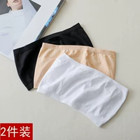 Mùa hè màu trắng một mảnh bọc ngực ống top sexy hoang dã đáy chống chiếu sáng đoạn ngắn strapless thể thao áo ngực nữ áo ngực học sinh