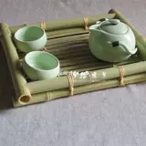 Бамбуковый китайский блюдо из кунг -фу чай