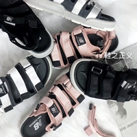 NewBalance new dual-sử dụng dép Hàn Quốc giày bãi biển nb vài mô hình thể thao dép dép SD3205BK dép sandal xỏ ngón nữ